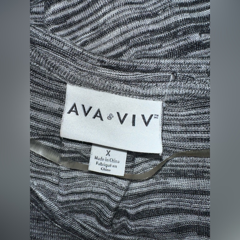 Ava & Viv Sleeveless Marled Knit Tunic Top Size X (XL) - Picture 5 of 8
